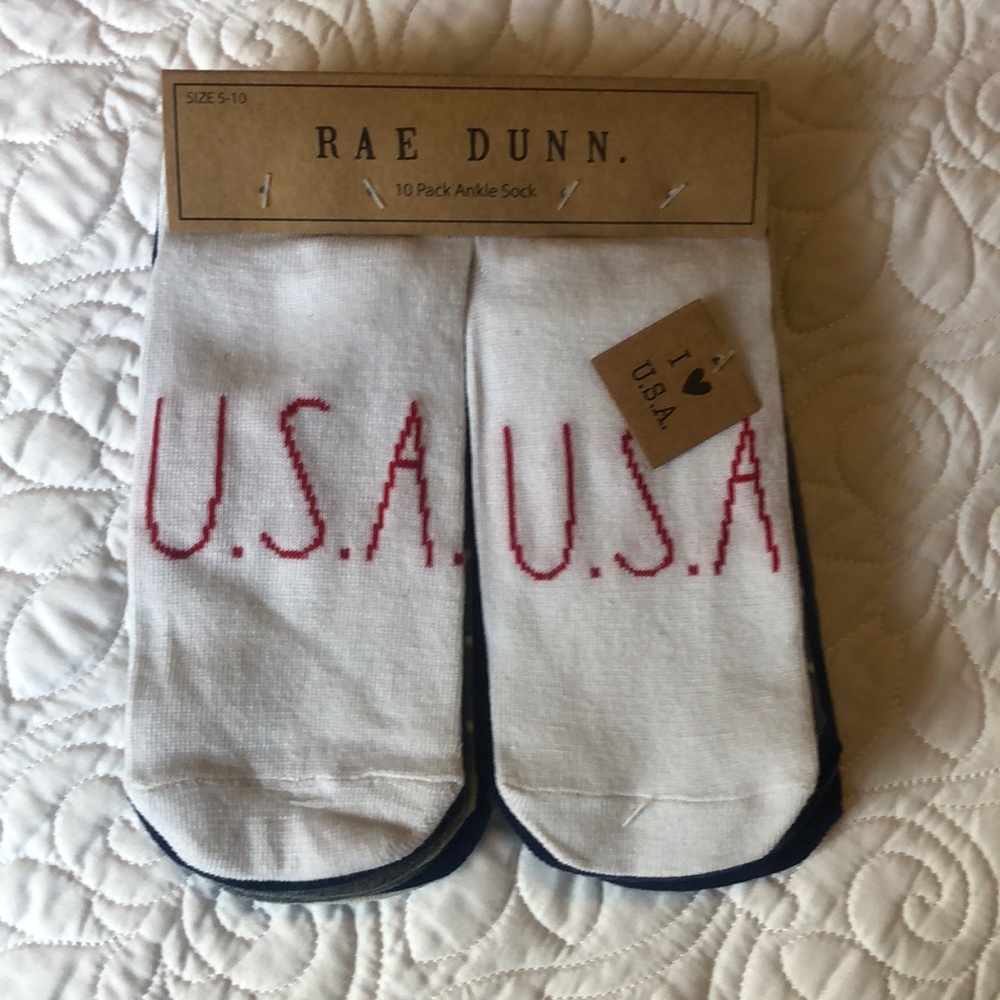 Rae Dunn Socks American